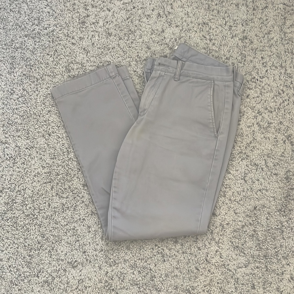 Mens Light grey j crew pants